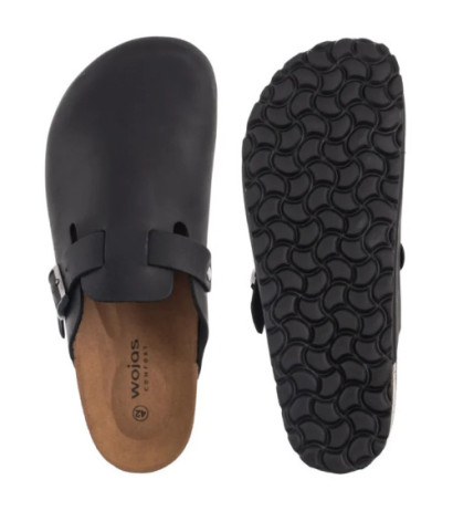 Wojas Czarne 32021-91 (WO304-a) slippers