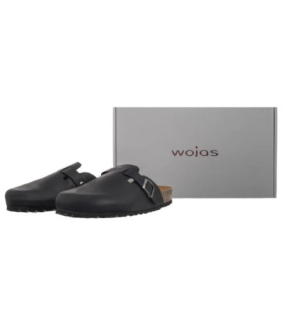 Wojas Czarne 32021-91 (WO304-a) šlepetės