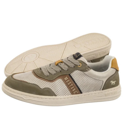 Mustang Beżowe/Khaki 4204-306-780 (MU593-a) shoes