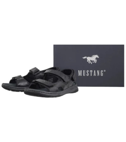 Mustang Czarne 4968-801 (MU594-a) sandales