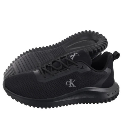 Calvin Klein Eva Runner Mix Mesh Triple Black YM0YM01285 0GJ (CK670-a) sportiniai bateliai