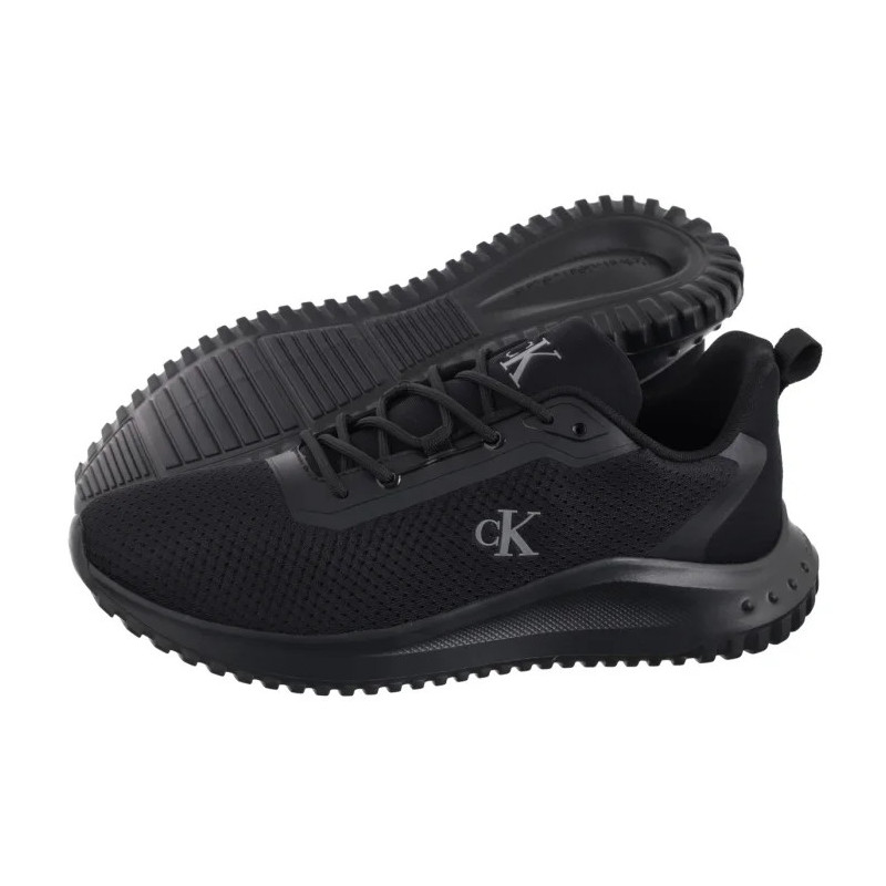 Calvin Klein Eva Runner Mix Mesh Triple Black YM0YM01285 0GJ (CK670-a) sporta apavi
