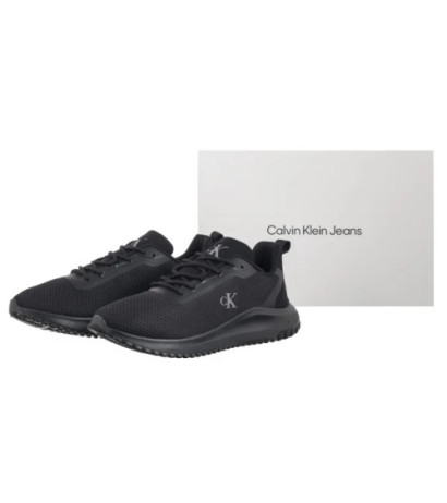 Calvin Klein Eva Runner Mix Mesh Triple Black YM0YM01285 0GJ (CK670-a) sporta apavi