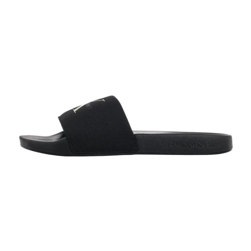 Calvin Klein Slide Monologo Cv Ck Black/White Jade YM0YM01367 01M (CK672-a) šlepetės