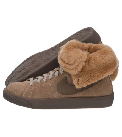 Nike WMNS Blazer High Roll Leather 538254-200 (NI410-b) spordijalatsid