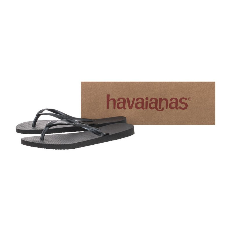 Havaianas Slim Preto Black 4000030-0090 (HI5-a) flip flops