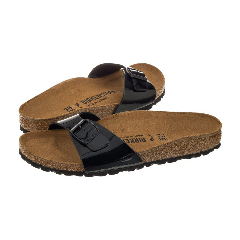 Birkenstock Madrid Patent Black 040303 (BK6-b) Sieviešu apavi/Flip Flops