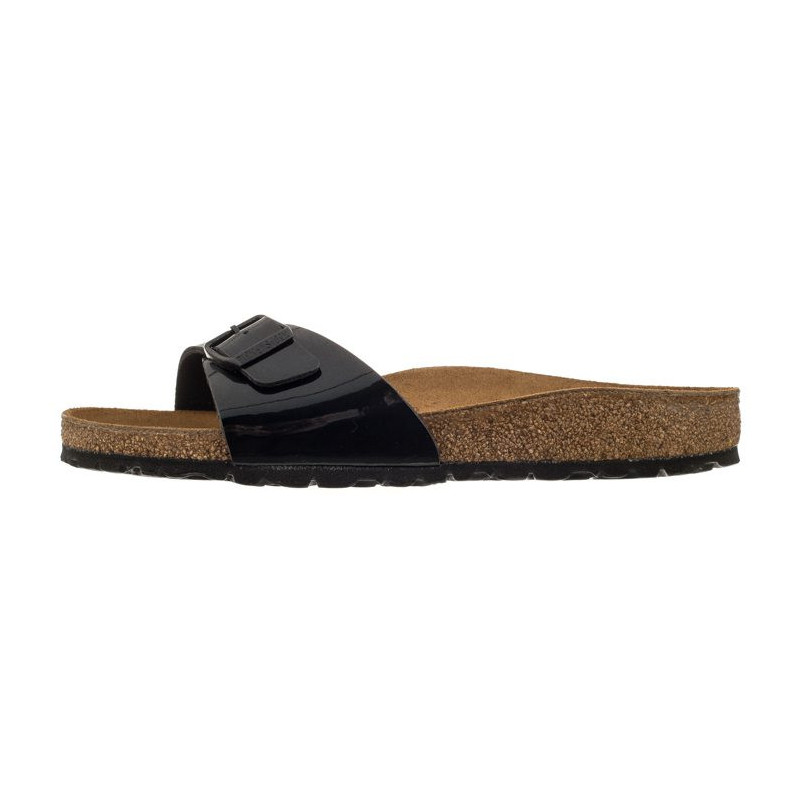 Birkenstock Madrid Patent Black 040303 (BK6-b) Women's Shoes/Flip Flops