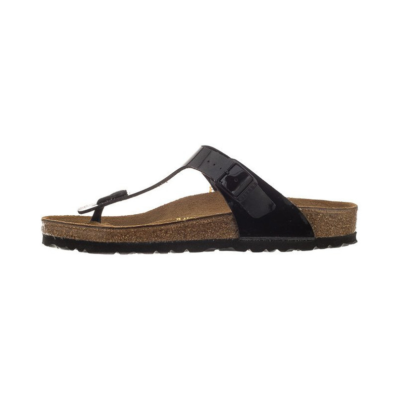 Birkenstock Gizeh Patent Black 043661 (BK5-c) šlepetės