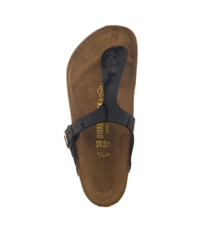 Birkenstock Gizeh Patent Black 043661 (BK5-c) šlepetės