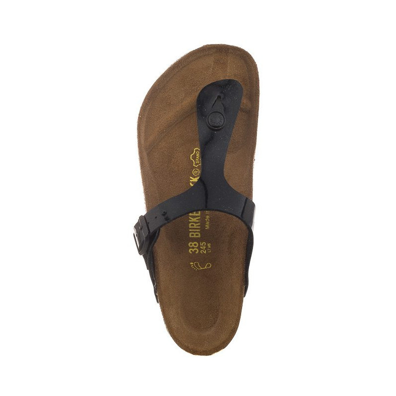 Birkenstock Gizeh Patent Black 043661 (BK5-c) apavi