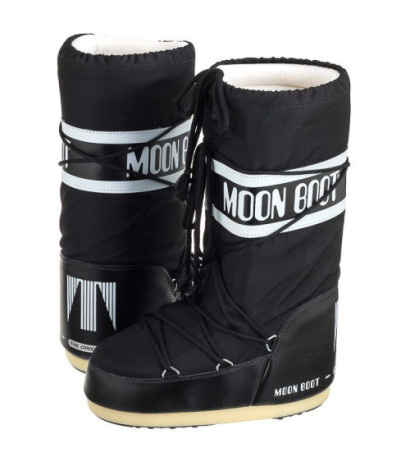 Moon Boot Icon Nylon Black 1400440 N001 (MB2-a) zābaki