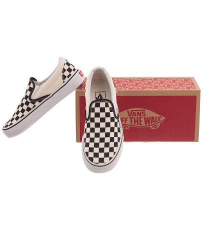 Vans Classic Slip-On Black and White VN-0EYEBWW (VA6-c) kingad