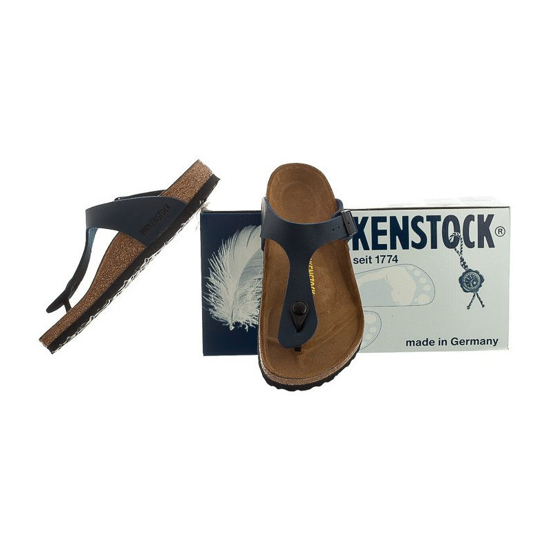 Birkenstock Gizeh Blue 143621 (BK13-e) apavi