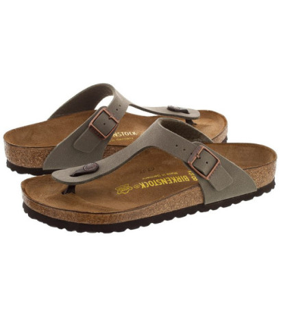 Birkenstock Gizeh BS Nubuk Stone 043391 (BK29-a) apavi