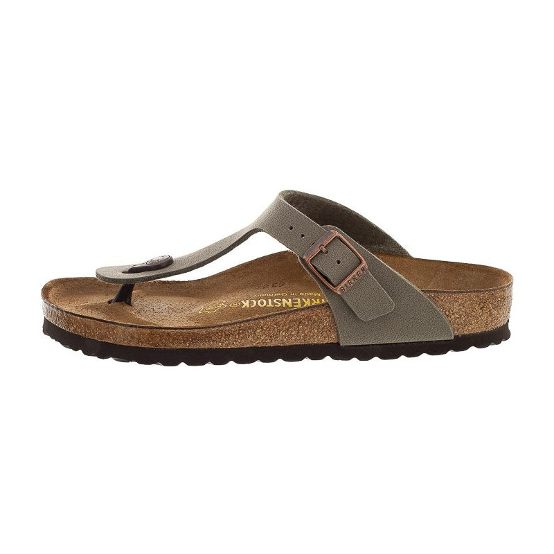 Birkenstock Gizeh BS Nubuk Stone 043391 (BK29-a) apavi