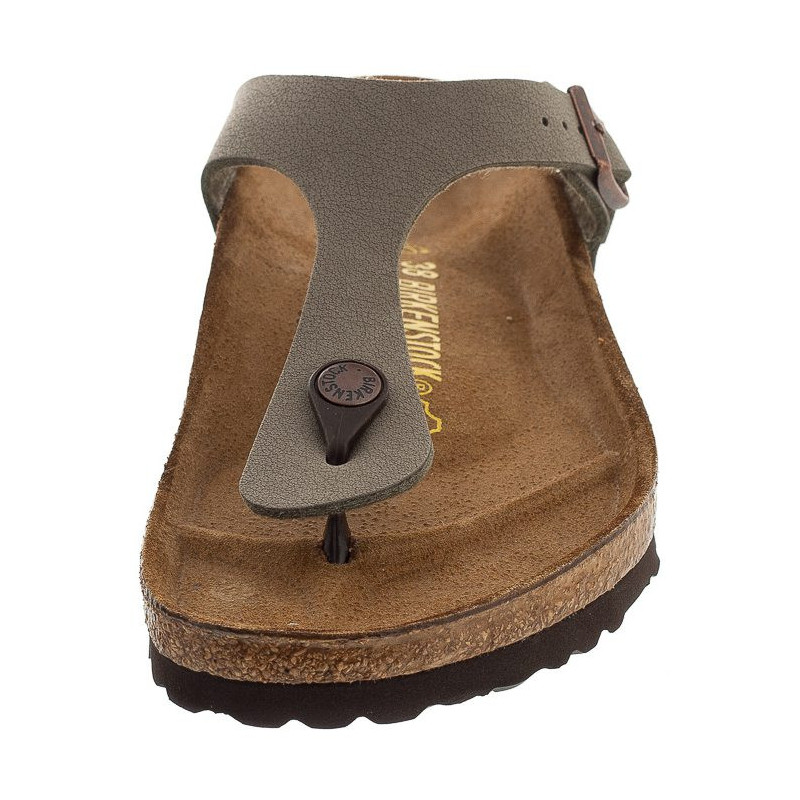 Birkenstock Gizeh BS Nubuk Stone 043391 (BK29-a) apavi