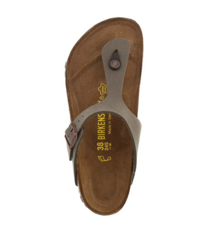 Birkenstock Gizeh BS Nubuk Stone 043391 (BK29-a) flip flops