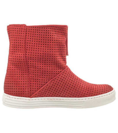 Carinii Czerwone Ażurowe B3578 (CI151-a) kurpes