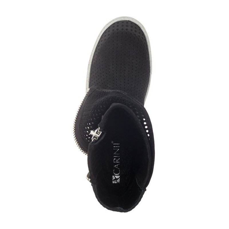 Carinii Czarne Ażurowe B3578 (CI151-b) batai