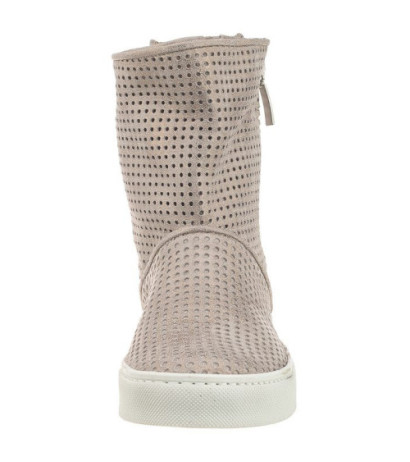 Carinii Złote Ażurowe B3578 (CI151-d) kurpes