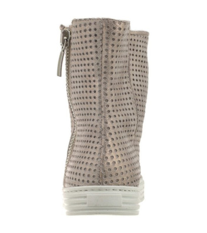 Carinii Złote Ażurowe B3578 (CI151-d) kurpes