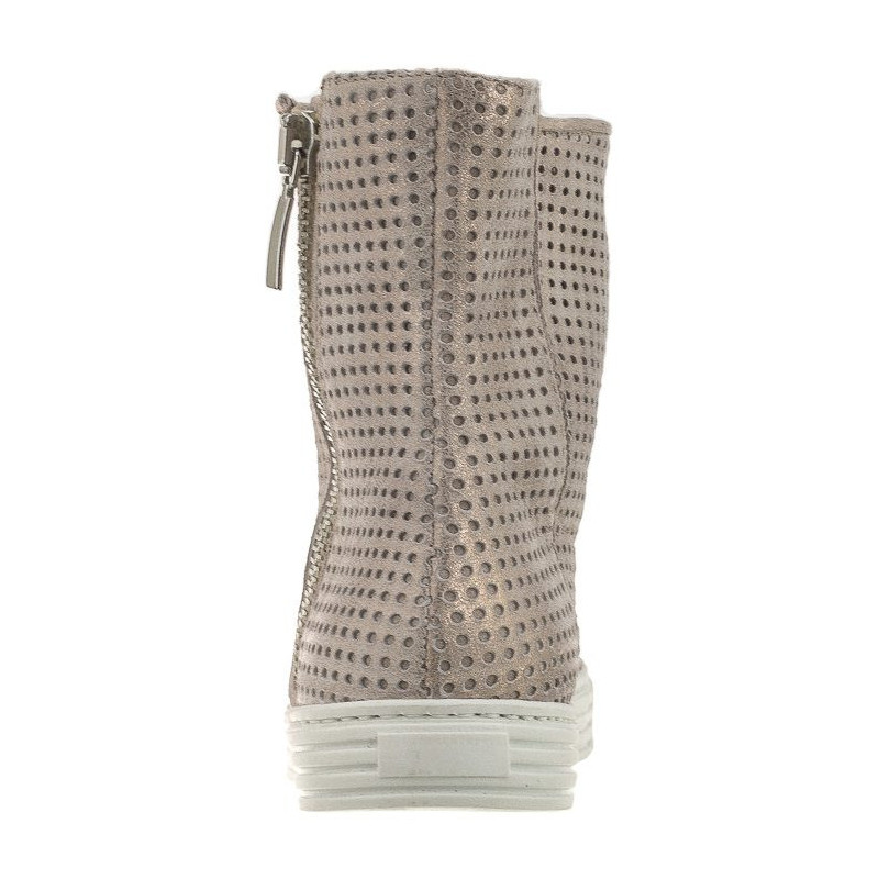 Carinii Złote Ażurowe B3578 (CI151-d) kurpes