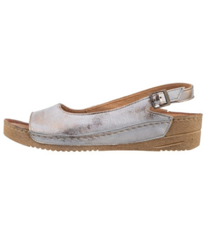 Maciejka Złote/Białe 01974-27/00-5 (MA73-k) sandalai