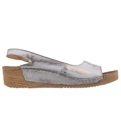 Maciejka Złote/Białe 01974-27/00-5 (MA73-k) sandalai