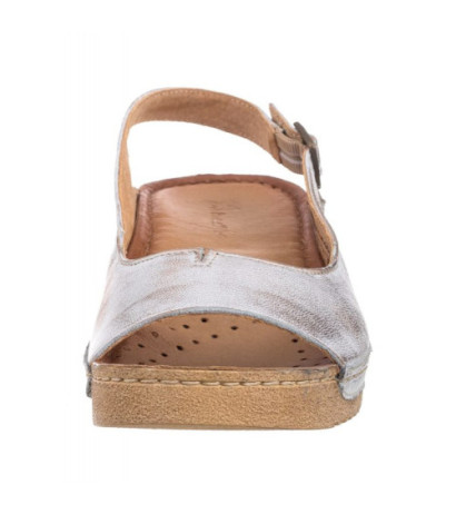 Maciejka Złote/Białe 01974-27/00-5 (MA73-k) sandales