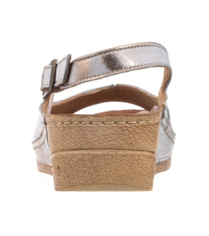 Maciejka Złote/Białe 01974-27/00-5 (MA73-k) sandales