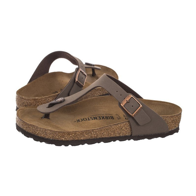 Birkenstock Gizeh BS Nubuk Mocca 043751 (BK29-b) šlepetės