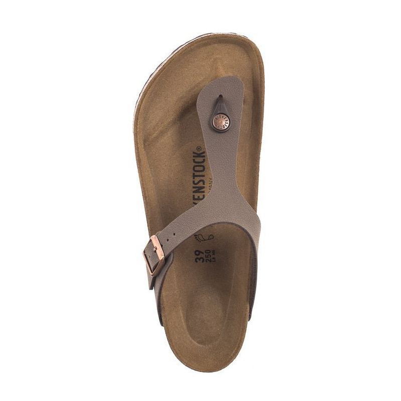 Birkenstock Gizeh BS Nubuk Mocca 043751 (BK29-b) šlepetės