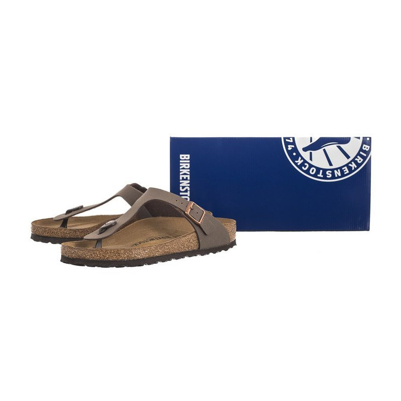 Birkenstock Gizeh BS Nubuk Mocca 043751 (BK29-b) šlepetės