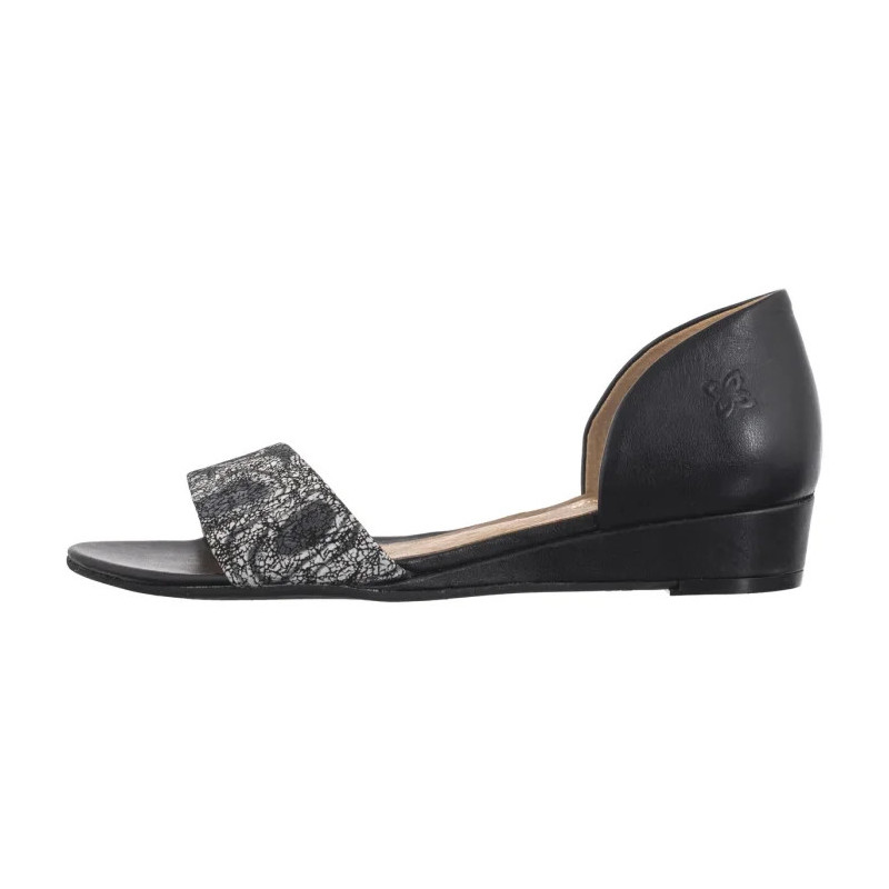 Maciejka Czarno-Beżowe 01971-70/00-1 (MA66-b) sandals