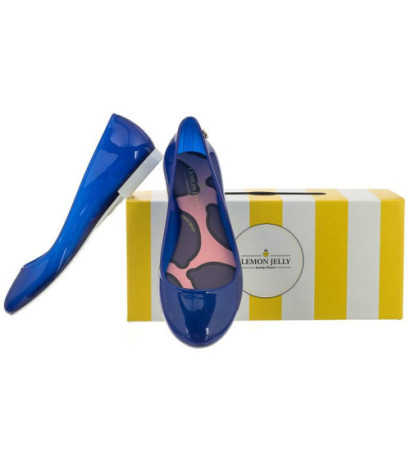 Lemon Jelly Granatowe Matilda 02 Candy Blue/White (LJ3-b) bateliai