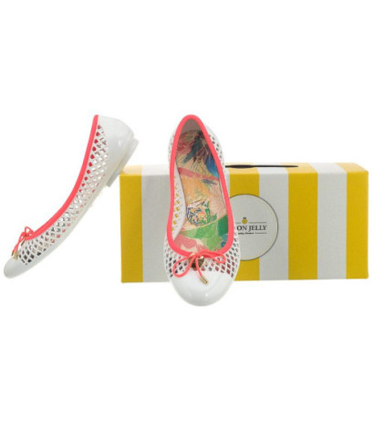 Lemon Jelly Białe Malu 02 White (LJ4-b) ballerinas