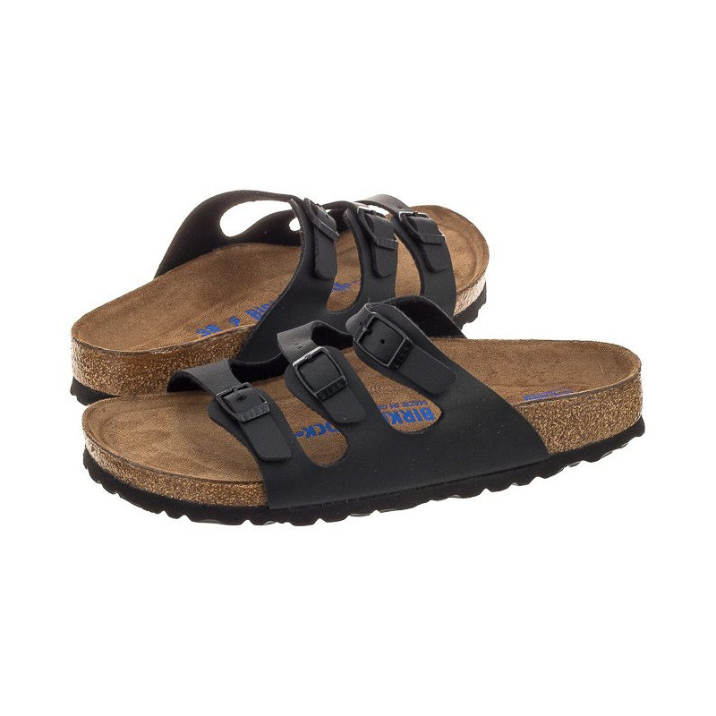 Birkenstock Florida Black 053013 (BK50-a) Women's Shoes/Flip Flops
