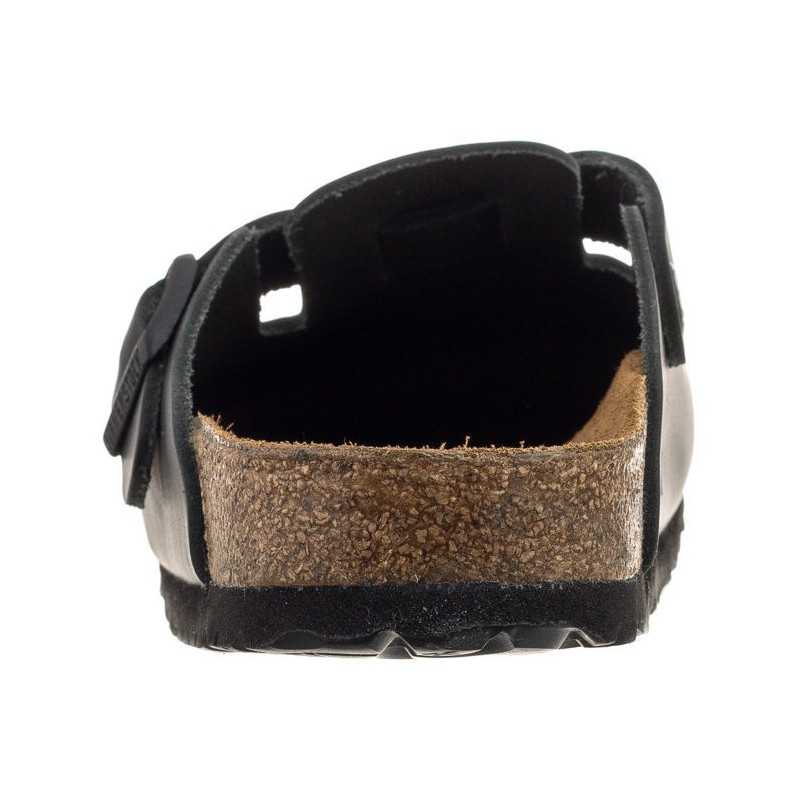 Birkenstock Boston Czarne 0060193 (BK53-a) Moteriški batai/šlepetės