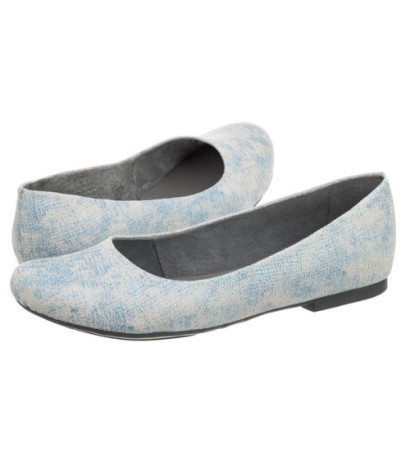 Maciejka Beżowe/Błękitne 00903-14/00-5 (MA193-c) ballerinas