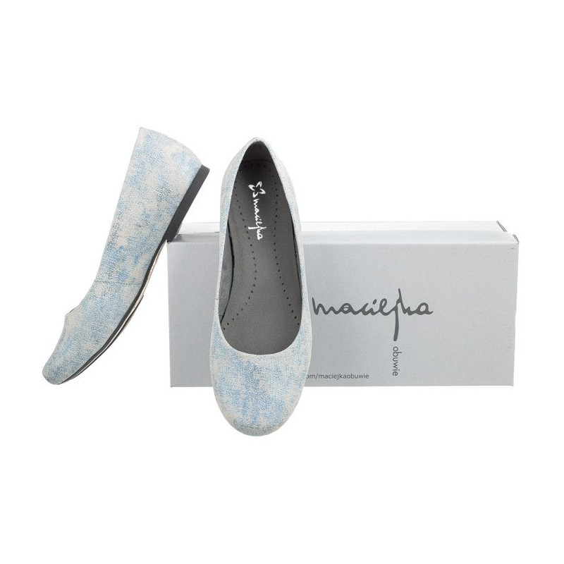 Maciejka Beżowe/Błękitne 00903-14/00-5 (MA193-c) bateliai