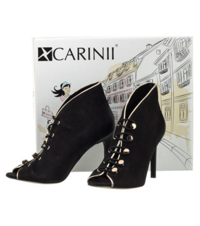 Carinii Czarne B3928 (CI214-a) shoes