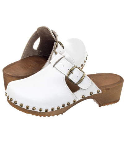 Buxa Białe PE15 DM (BX10-a) Sieviešu apavi/Flip Flops