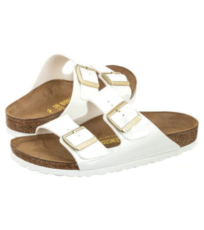 Birkenstock Arizona Patent White 1005294 (BK52-b) Sieviešu apavi/Flip Flops