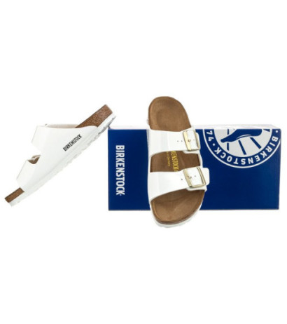 Birkenstock Arizona Patent White 1005294 (BK52-b) Moteriški batai/šlepetės