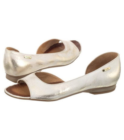 Maciejka Beżowe/Złote 00554-22/00-5 (MA210-b) sandals