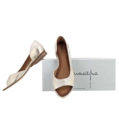 Maciejka Beżowe/Złote 00554-22/00-5 (MA210-b) sandals