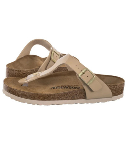Birkenstock Gizeh Patent Patent Sand 1013075 (BK51-f) apavi