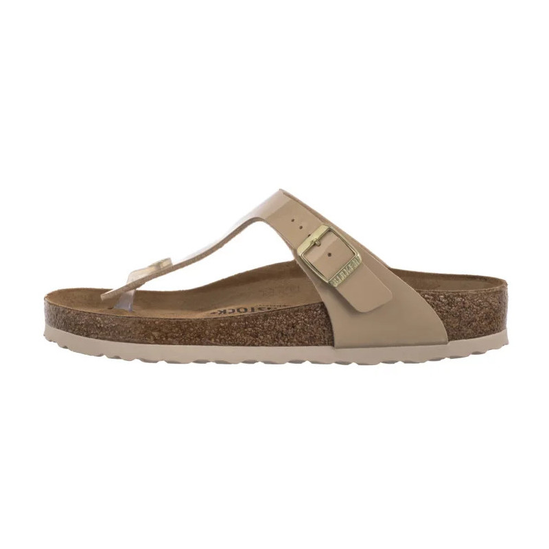 Birkenstock Gizeh Patent Patent Sand 1013075 (BK51-f) flip flops