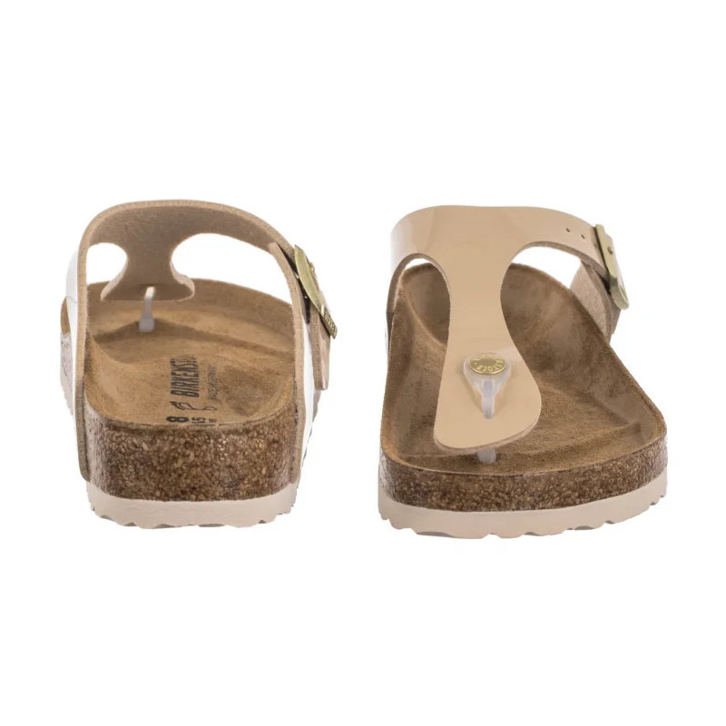 Birkenstock Gizeh Patent Patent Sand 1013075 (BK51-f) flip flops